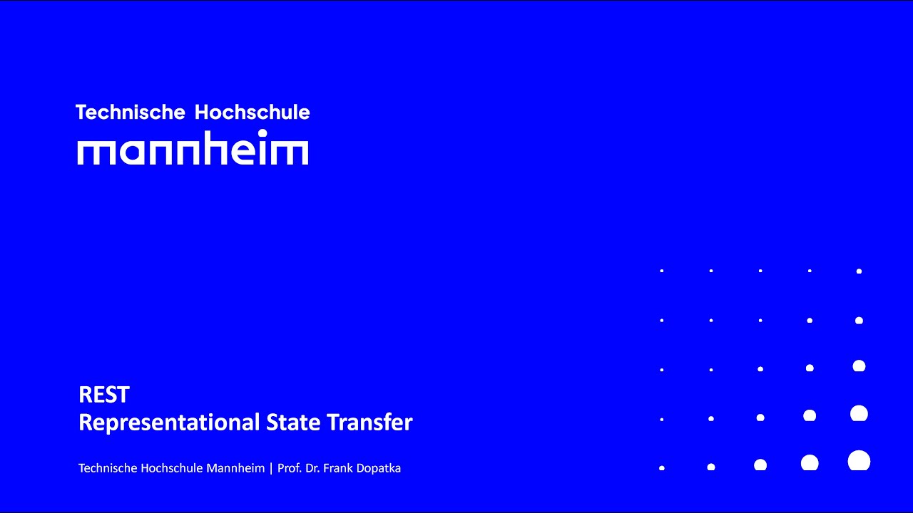 REST: Representational State Transfer