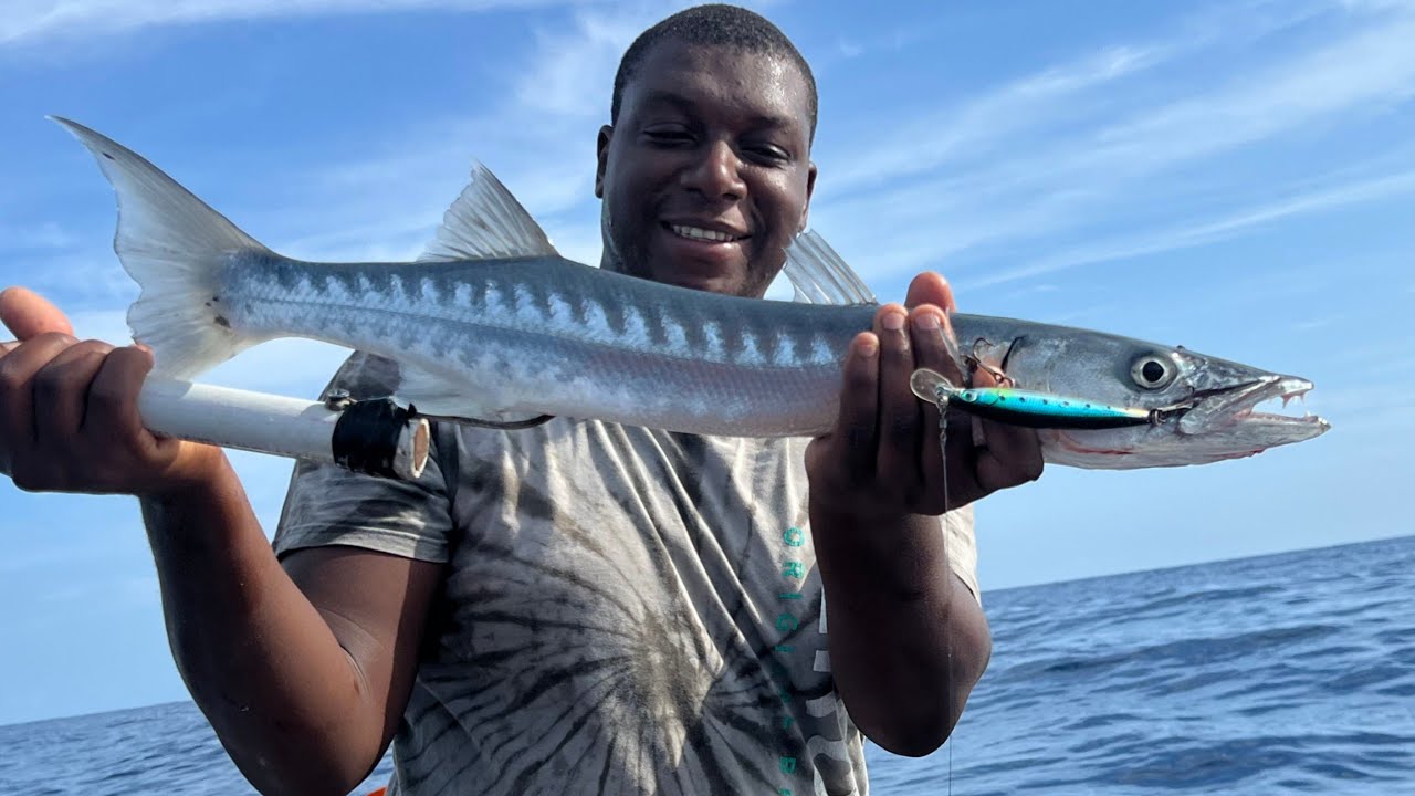 Fishing Collab! We Hooked Barracuda & Reef Fish + Fish Trap Surprise!