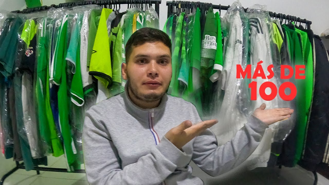 Una COLECCIÓN DE MÁS DE 100 CAMISETAS de Atlético Nacional | COLECCIONISMO EN COLOMBIA