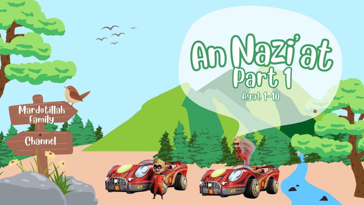 An Nazi'at Ayat 1-10 | Murottal Anak | Metode Ummi | 5x Pengulangan | Part 1