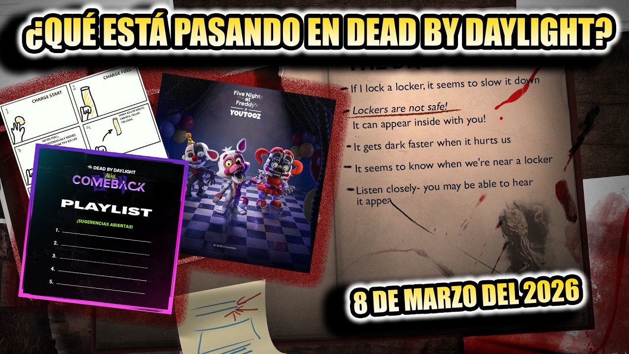 Dead by Daylight: &iexcl;Noticias Impactantes! | 08 de Marzo 2026 (Resumen en Minutos)