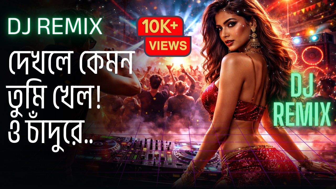 Dekhle Kemon Tumi Khel 🔥 Hard Bass Bengali DJ Remix 2026 |  Vhasan Dance Mix | Kolkata Club Version