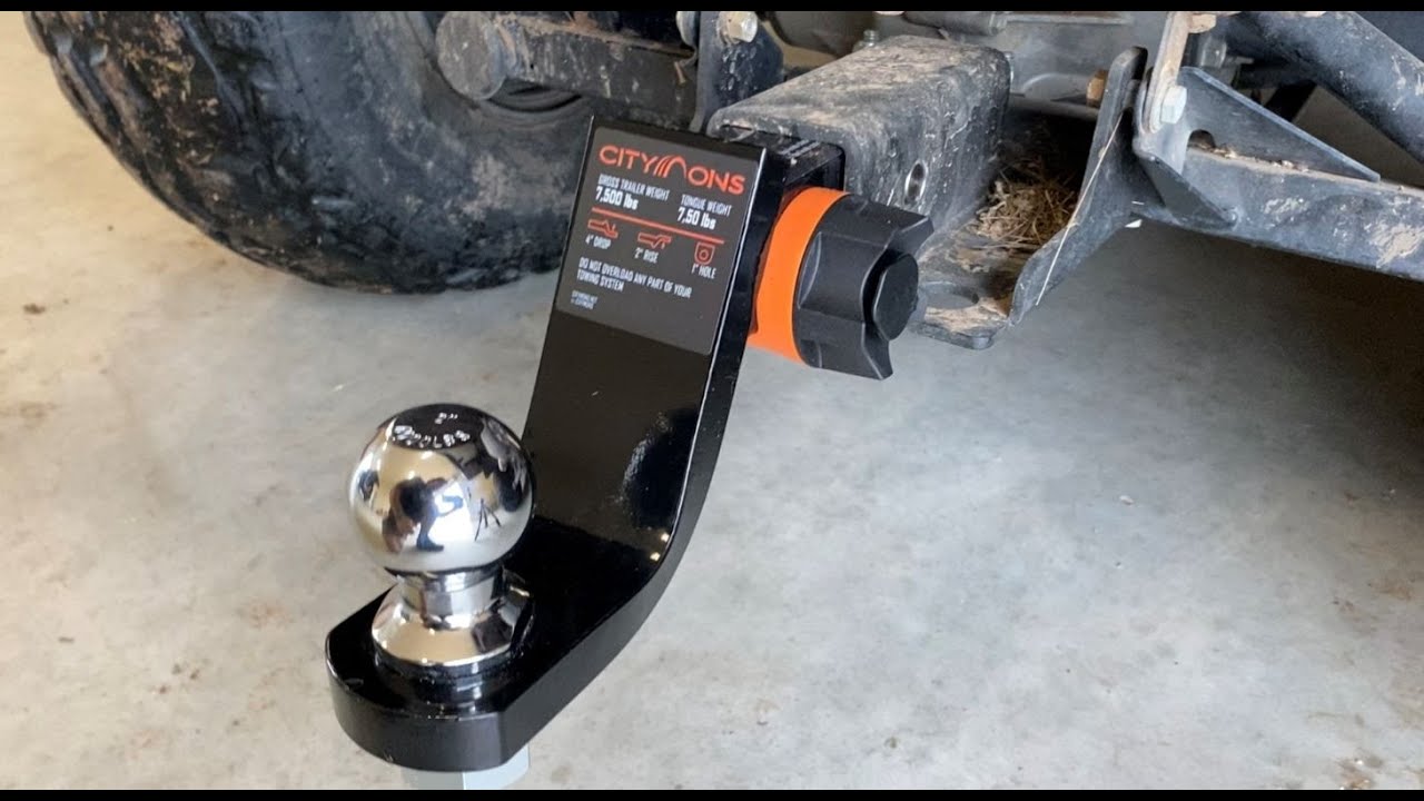 Amazing New Trailer Hitch! Anti-Theft AND Built-in Anti-Rattle by CITYMONS!