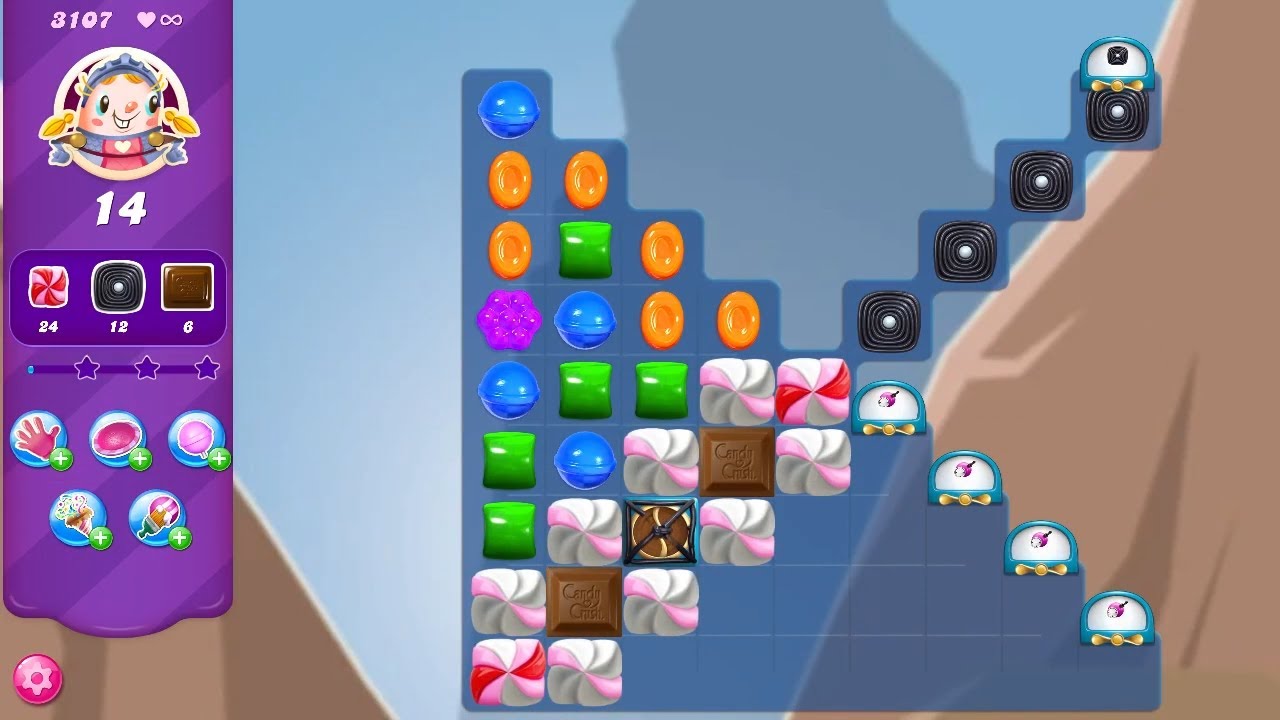 Candy Crush Saga LEVEL 3107 NO BOOSTERS