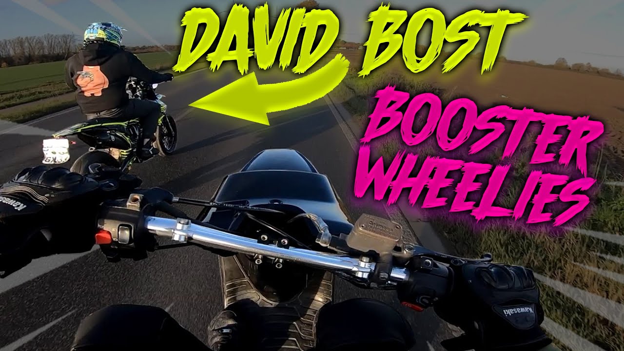Wheelies durch die Stadt mit @DavidBost93&@realSEAKY #2 |  Motovlog | MBK Booster | sylex fährt