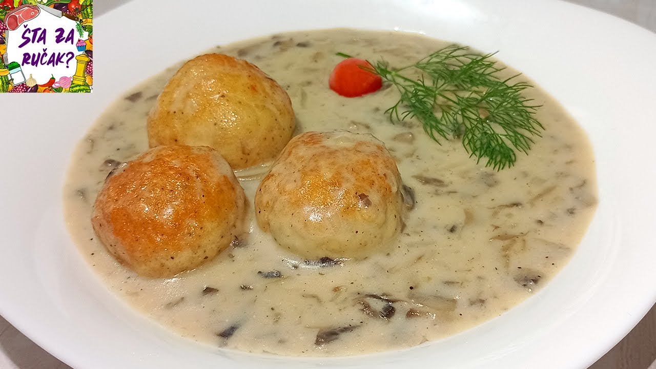 Pileće ćufte u umaku od šampinjona
