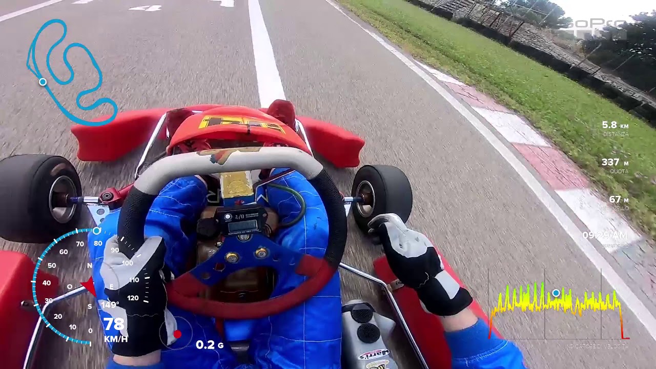 GO KART 100CC GOPRO HERO 7 BLACK W/ TELEMETRY