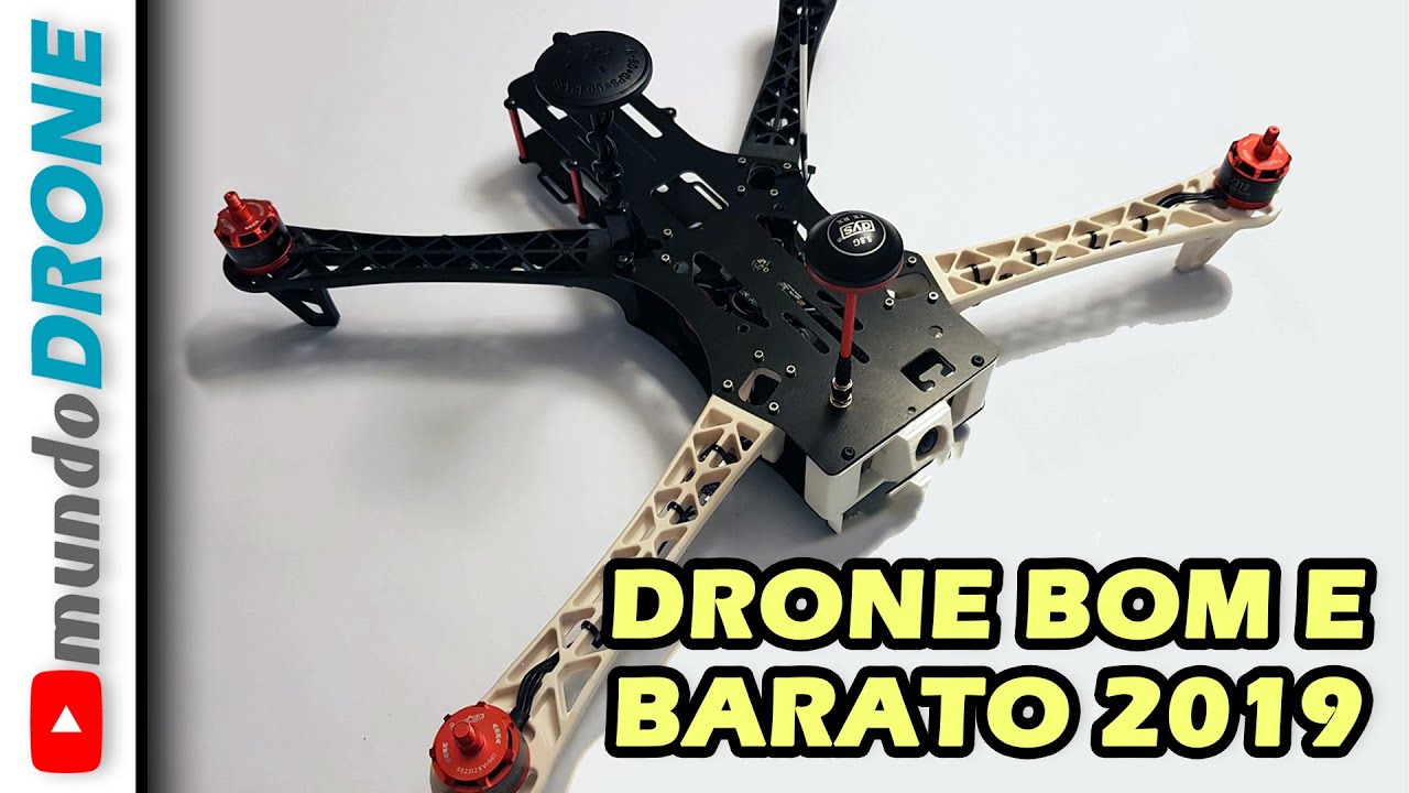 DRONE BOM E BARATO 2019 - LISTA DE PEÇAS - TBS DISCOVERY