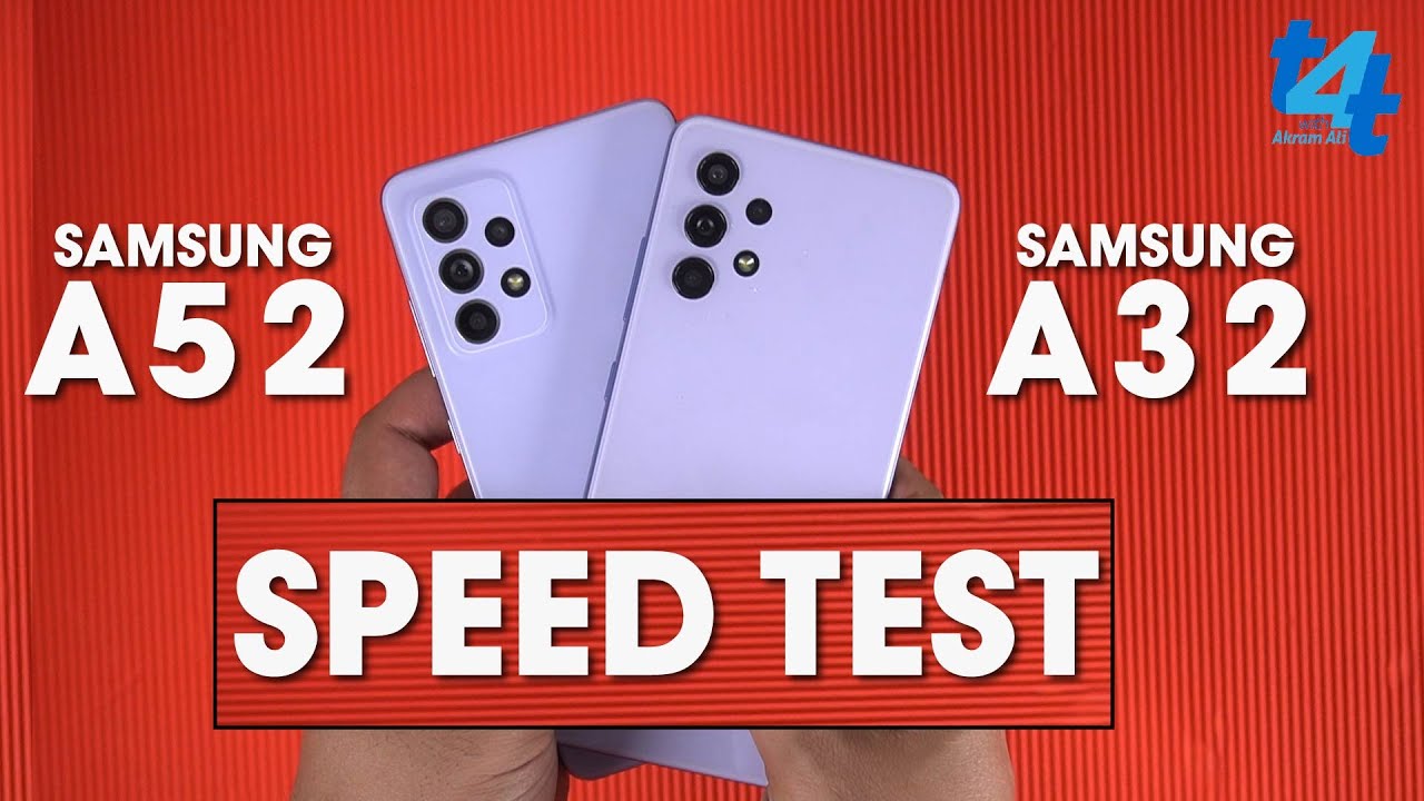 Samsung Galaxy A32 VS A52 Speed Test & Camera Comparison | Shocking Results