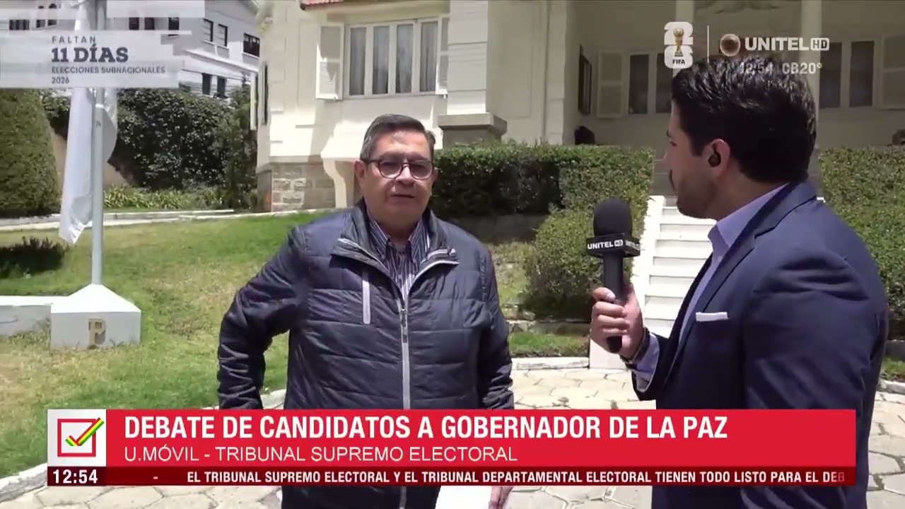 Debate en La Paz: “Todos los candidatos han confirmado su presencia”, anuncia el TSE