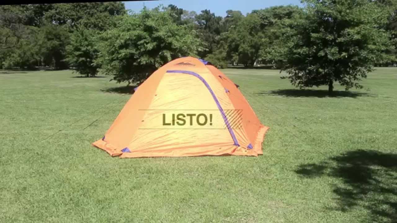 ¿Cómo armar tu carpa Domo 4 personas?