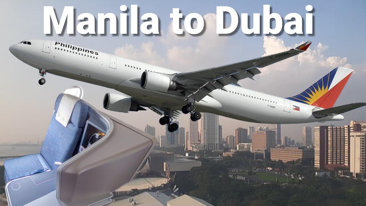 Перелёт в MNL-DXB с комфортом! Обзор полного перелёта бизнес-класса A330 Philippine Airlines