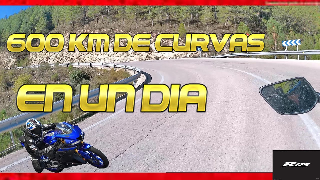YAMAHA YZF R125 VIAJE DE 600KM DE CURVAS  EN UN DIA A VER A UN AMIGO  PARTE 1 (Murcia a Jaen )
