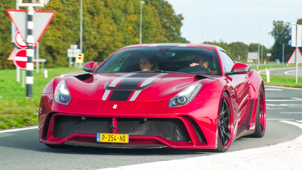 Ferrari F12 Novitec N-Largo S with iPE Exhaust - FULL SEND Accelerations And Revs!