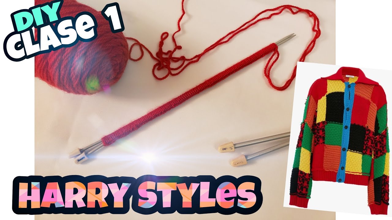 Clase 1 Cardigan HARRY STYLES | Cómo montar puntos