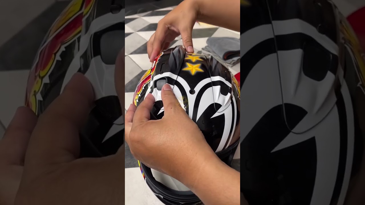 DetailingCoating Helm Arai ✨ #coating #coatinghelm #cucihelm #tangerang #arai #araihelmet #trending