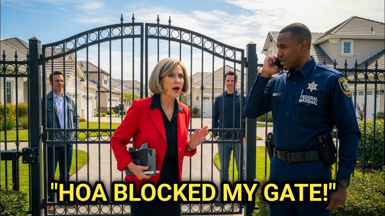 HOA President Blocked My Gate for an 'Audit' – She Froze When I Called the Federal Marshal!