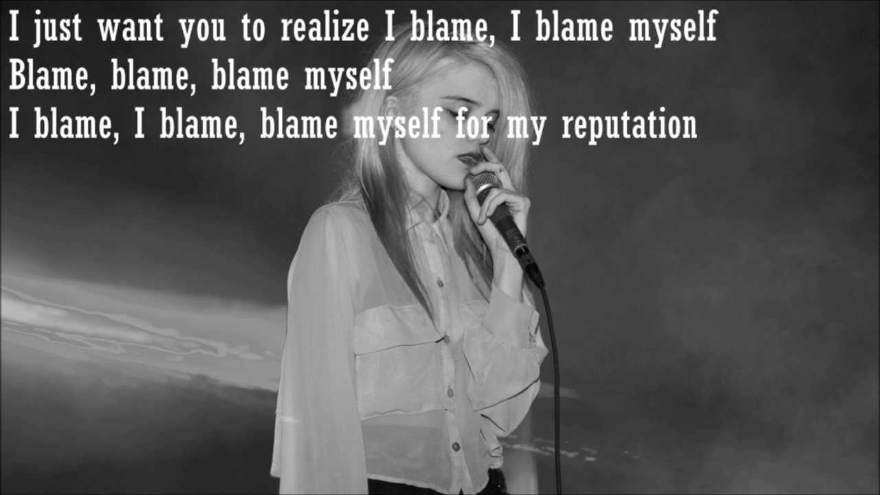 I Blame Myself - Sky Ferreira Karaoke