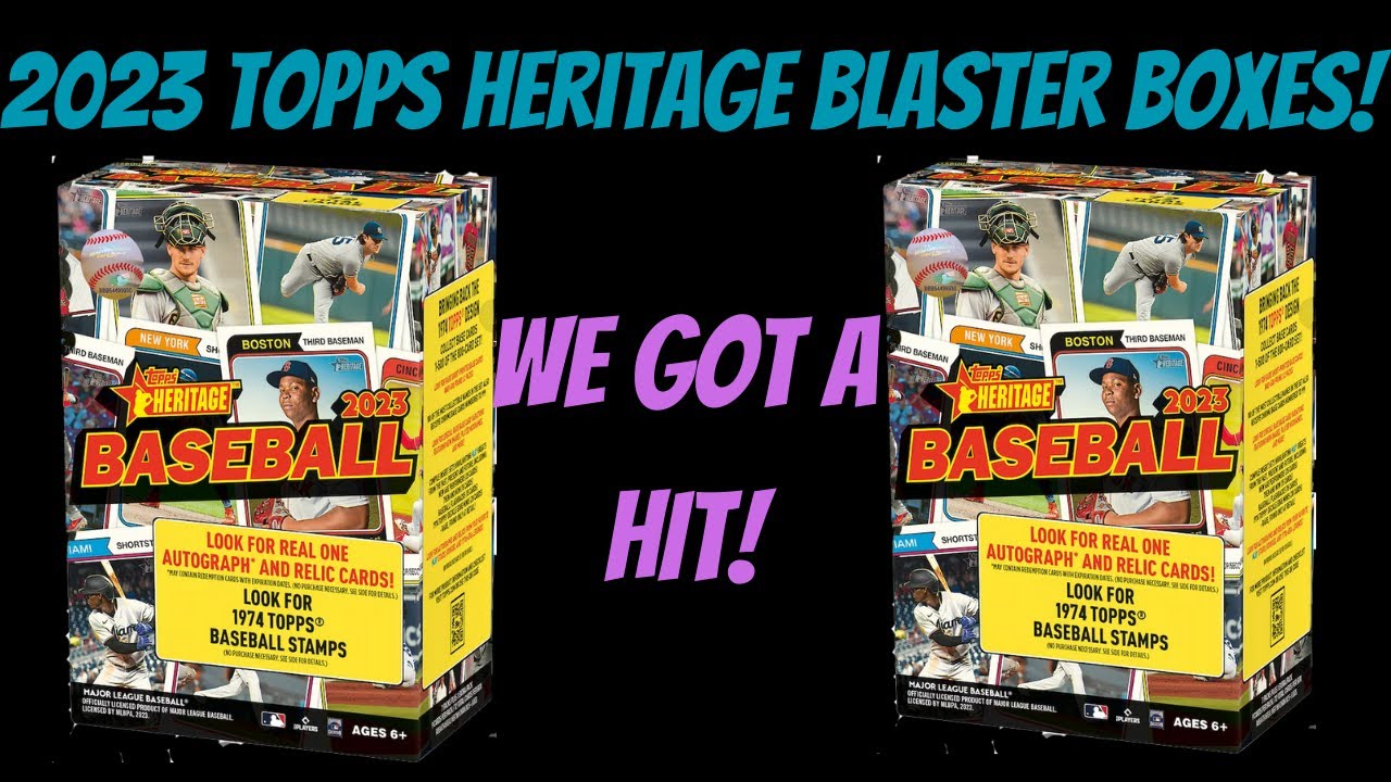 2023 Topps Heritage Blaster Boxes! Can We Get A Retail Hit?!?!