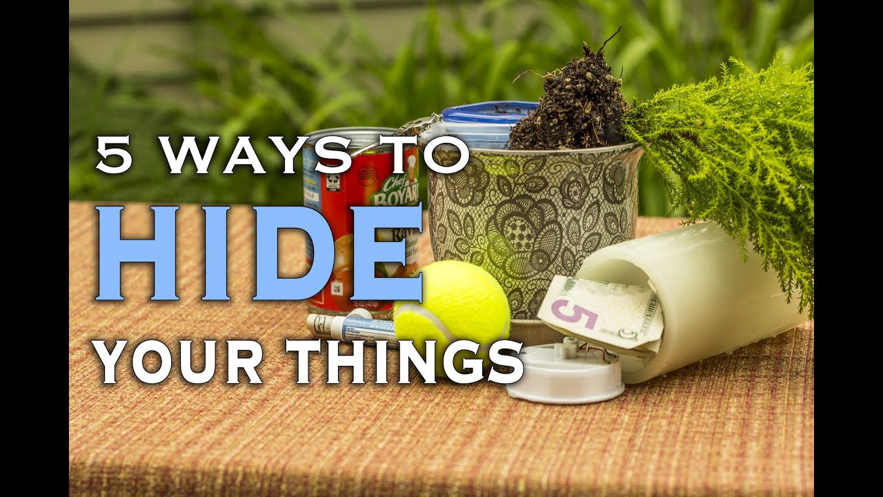 5 Ways to Hide Your Things in Plain Sight