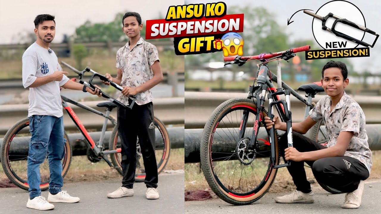 Anshu Ke Liye New Suspension Gift 🚴 | Amazing Reaction!
