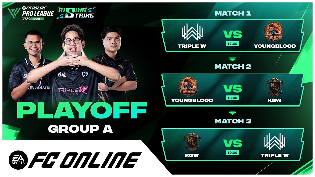 🔴LIVE Pro League Spring 2026 Play-Off Group A | FC Online Thailand