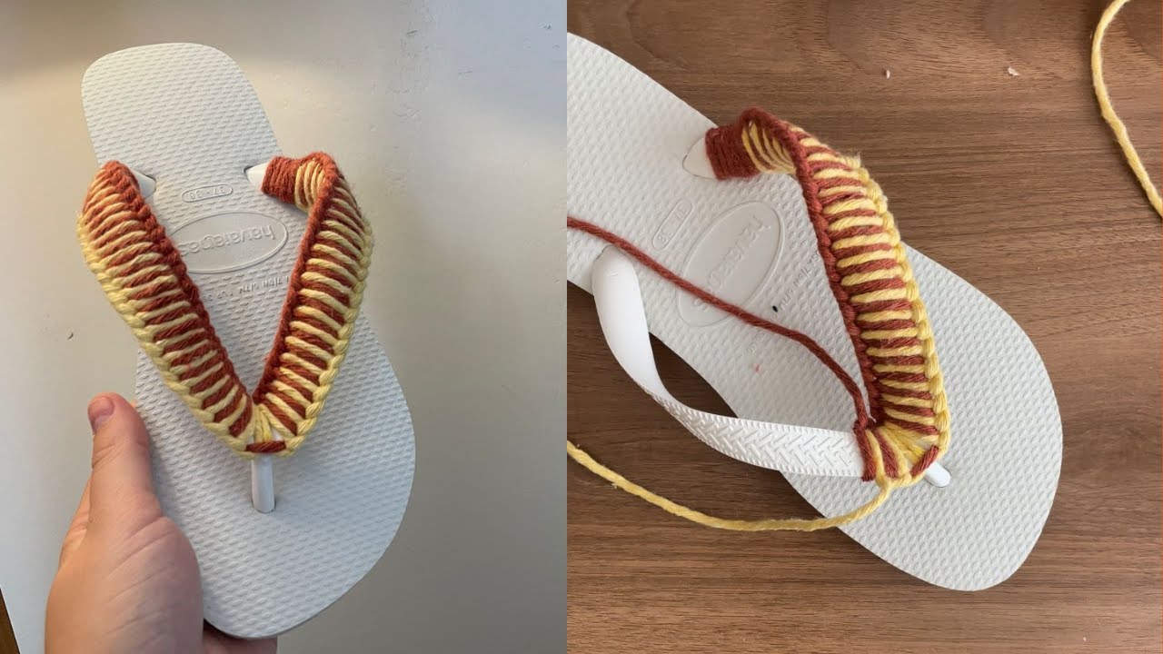 Chinelo de Macramê com Barbante - Faça você mesma!