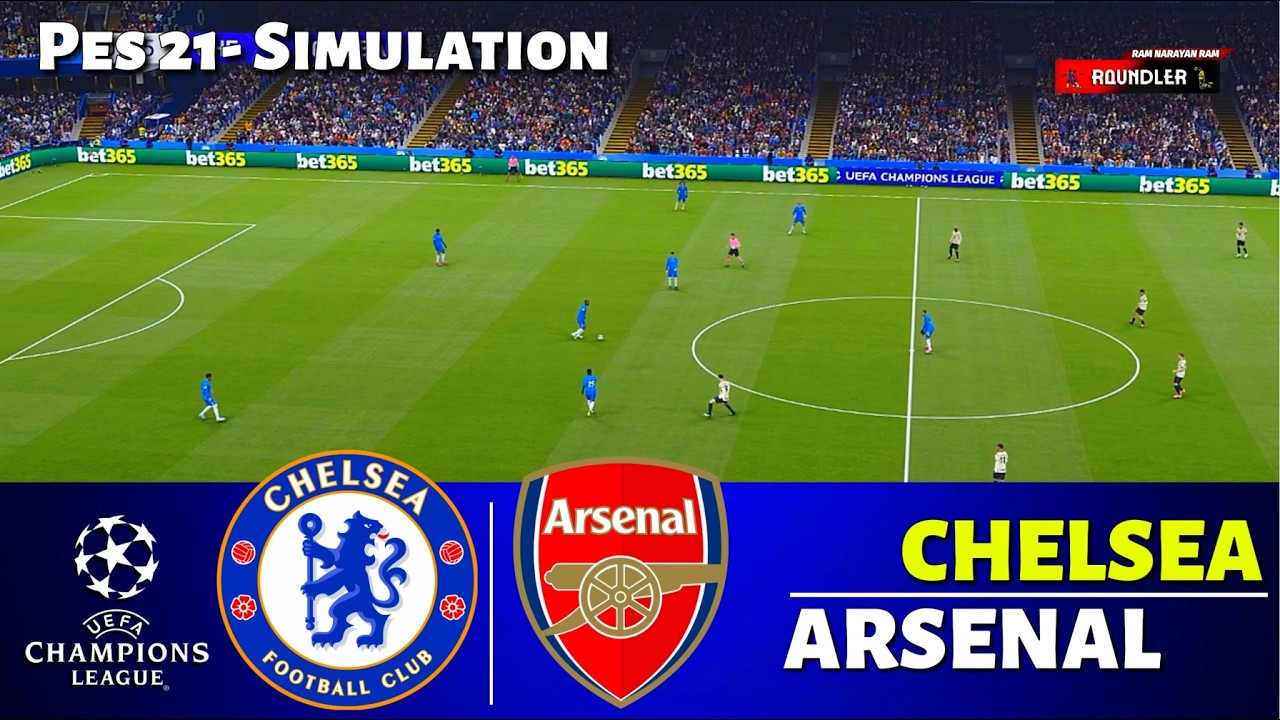Chelsea vs Arsenal | UEFA Champions League 2025 | Final | PES 21 Simulation