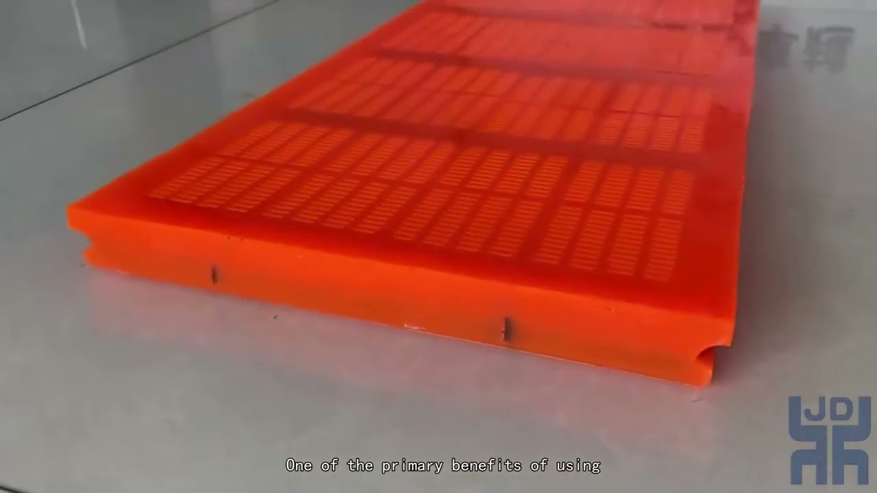 pu edged flip flow screen panel, metal flip deck, mining anti clog panel