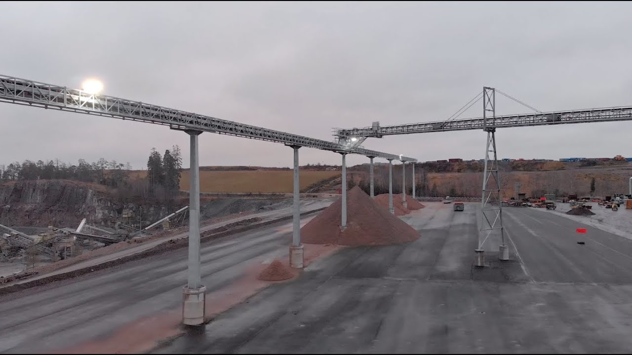 203 meter lang transportør i Sverige