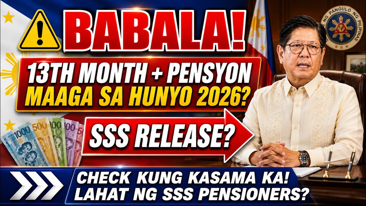 BABALA! 13th Month Pay at Pensyon sa Hunyo 2026? Maagang Ilalabas para sa Lahat ng SSS Pensioners