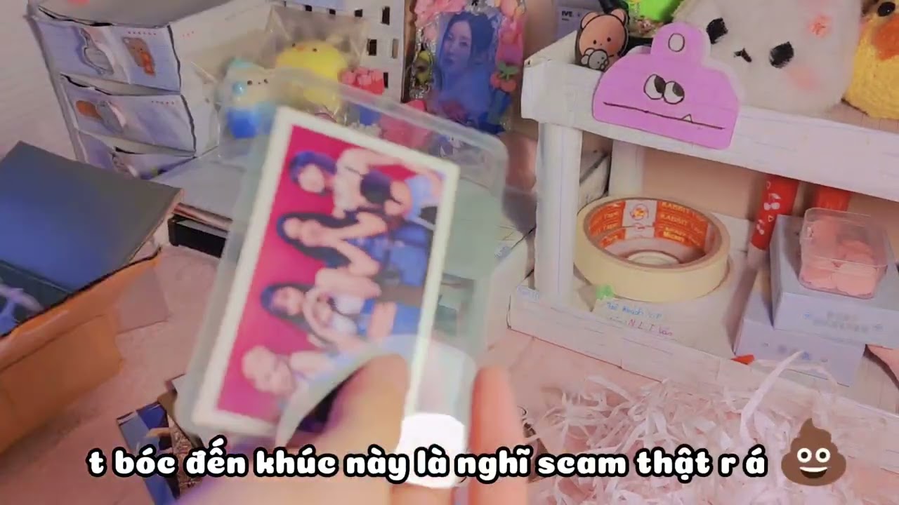 [UNBOXING CARD OFF] đơn gói scam card Rosé đến từ seller trên facebook 💗💖 | Chip Chip ♡︎