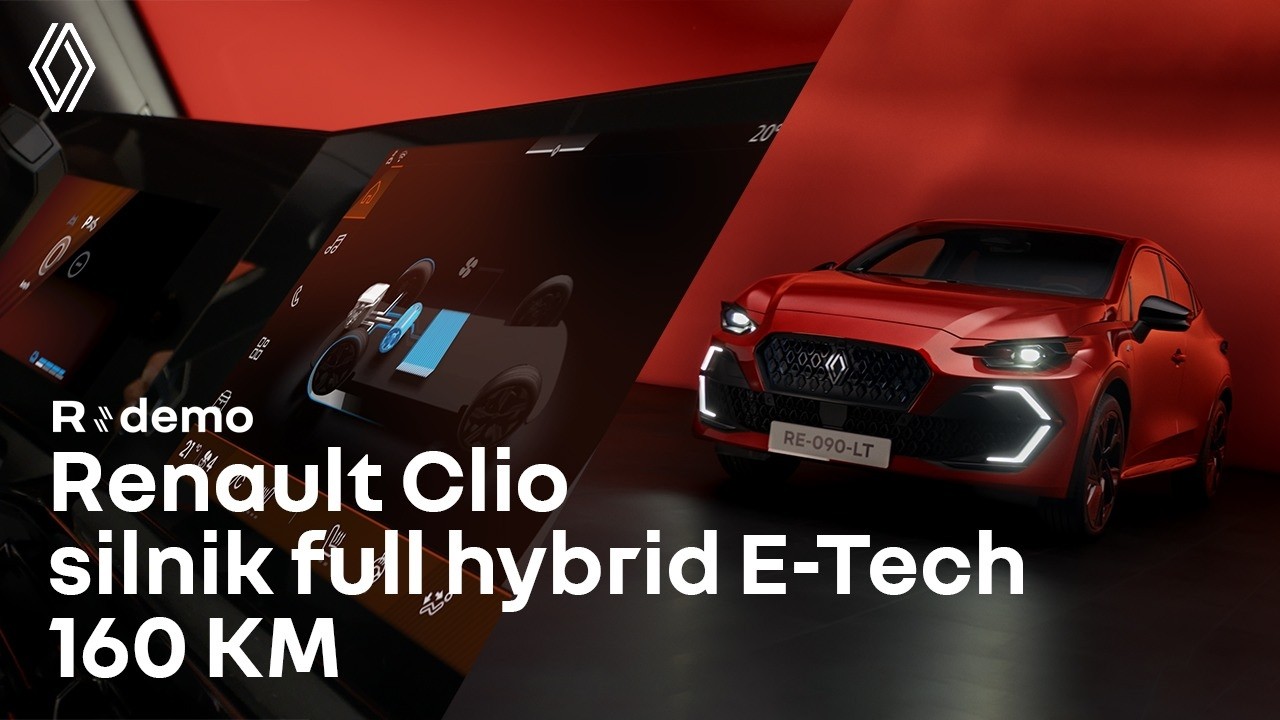 Wyjątkowa wydajność | Renault Clio full hybrid E-Tech 160 KM - samoładująca się hybryda