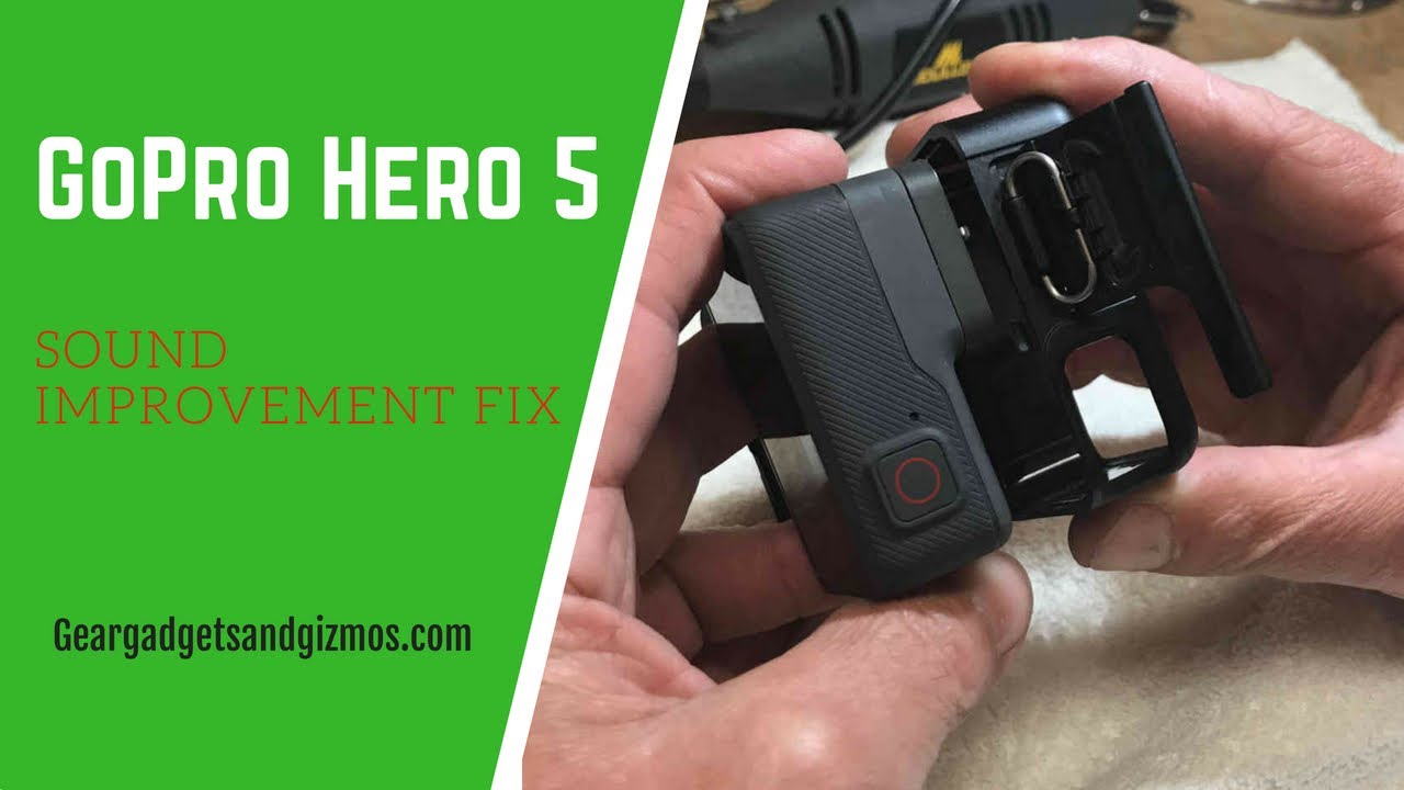 GoPro Hero 5 Sound Improvement Fix