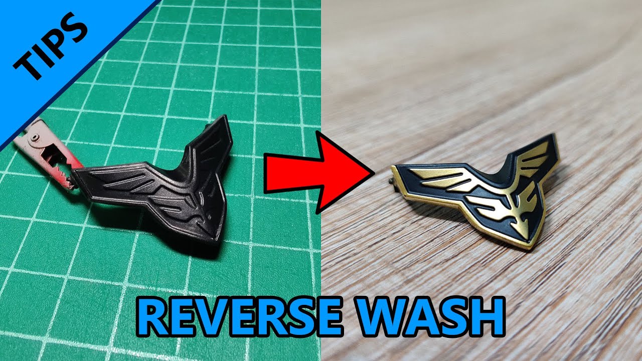tips 01 : Reverse wash gunpla