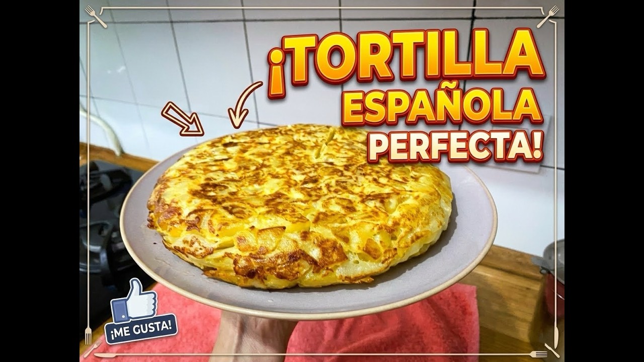 Tortilla de Patatas (Receta paso a paso)
