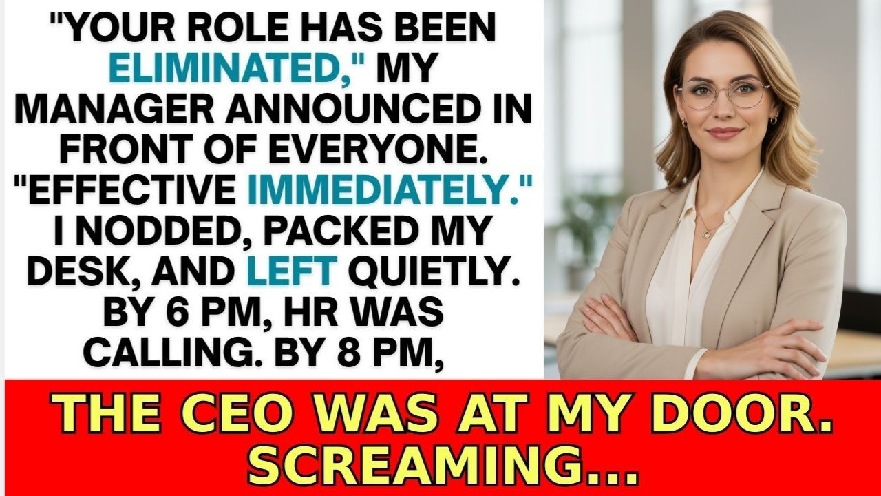 My Boss Told Me Your Position No Longer Exists - But HR Called Me 6 Hours Later Screaming