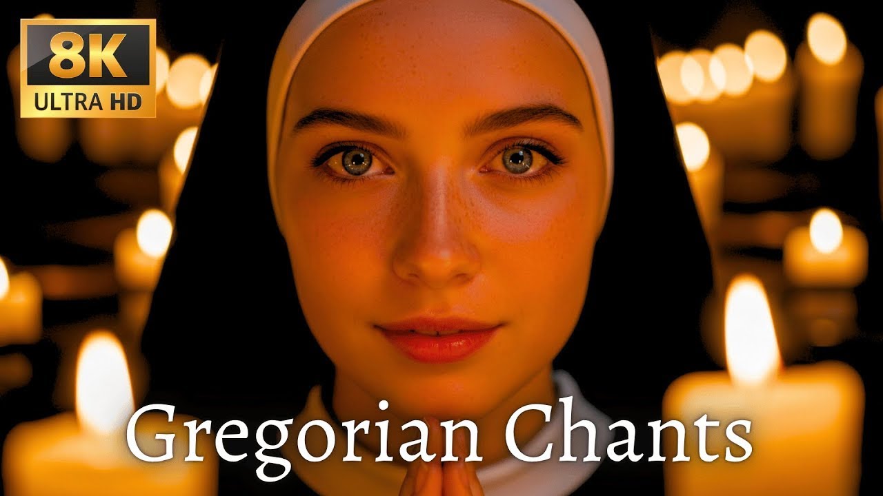 Gregorian CHANTS Eucharistic Collection of Catholic Hymns - Monks Sacred Catholic Prayer at Night