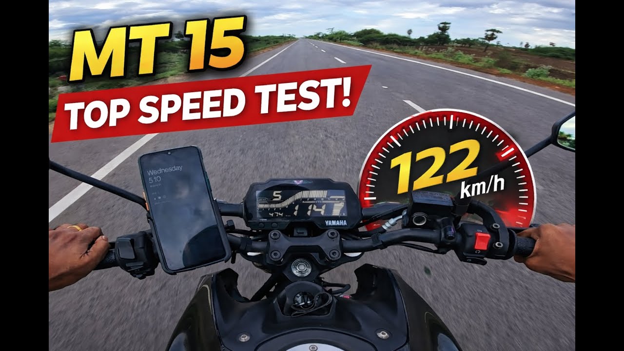 MT-15 + Top Speed | Yamaha MT-15 Highway Ride | Top Speed & Performance Test 2025