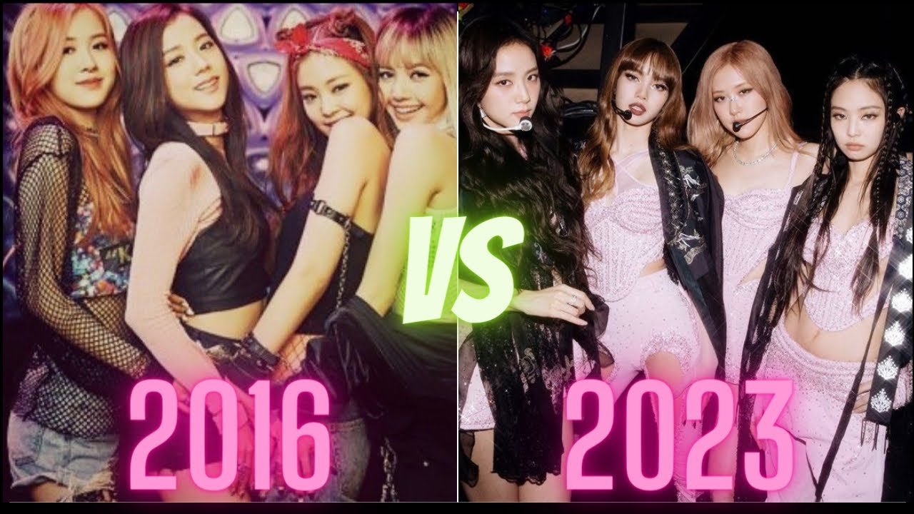 EVOLUTION OF BLACKPINK (2016 - 2023) BLACKPINK 7TH ANNIVERSARY - dangelic
