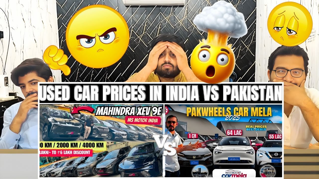 Pakistani Reaction On Used Cars 🇮🇳🇵🇰🤯 | India Vs Pakistan Car Market 2025😲 | Reaction🔥