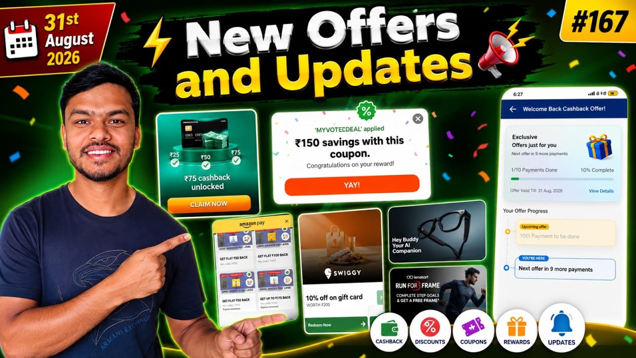 Lenskart Free Frame & Lens, Cred Offer + Trick, Amazon Pay Offers, Paytm Merchant Rs.500 Cashback