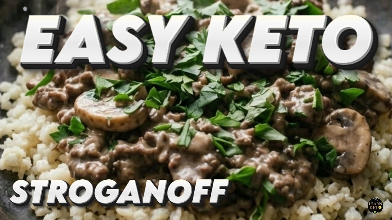 Easy Keto Ground Beef Stroganoff Recipe  Creamy Mushroom Dinner Ready in 20 Minutes