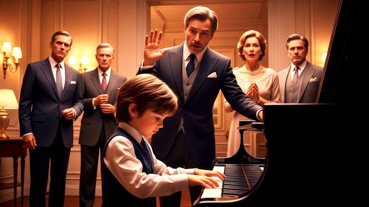A ragged boy asked to play the hotel piano — the millionaire scoffed… until he heard…