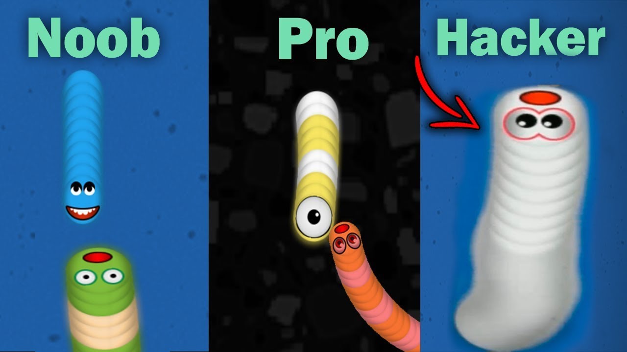 NOOB vs PRO vs HACKER in WORMSZONE.IO