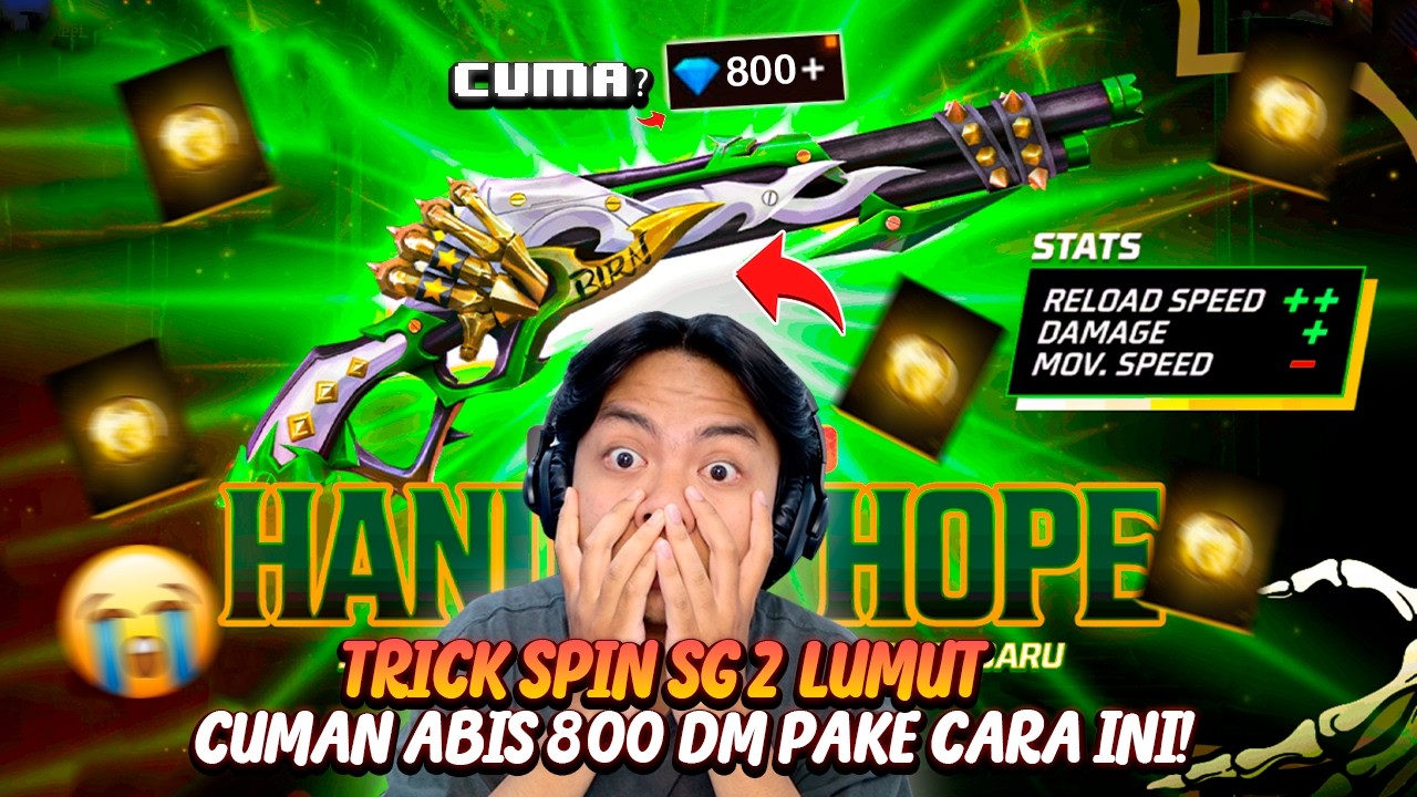 GUA COBAIN SPIN SG2 LUMUT PAKE TRIK VIRAL DARI TIKTOK! CUMAN 800 DM BISA DAPET! 😭