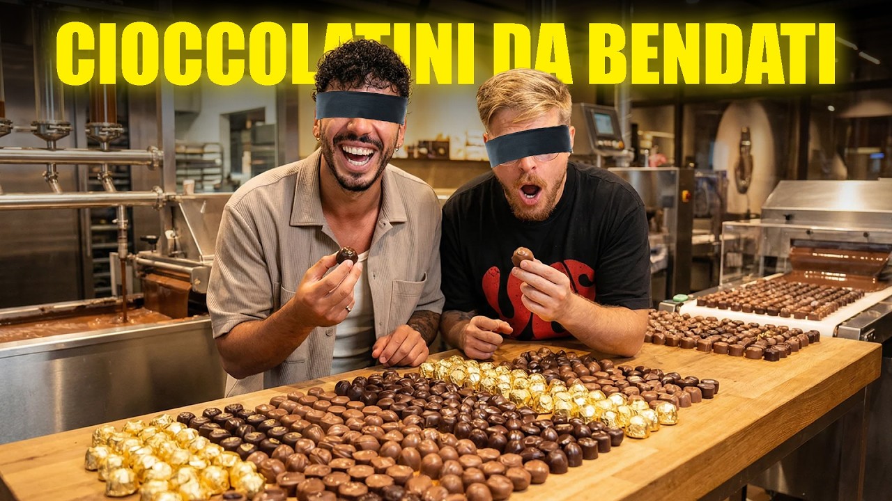 RIESCI A RICONOSCERE TUTTI I CIOCCOLATINI DA BENDATI? - OGGI ABBIAMO RISCHIATO VERAMENTE IL LITIGIO!