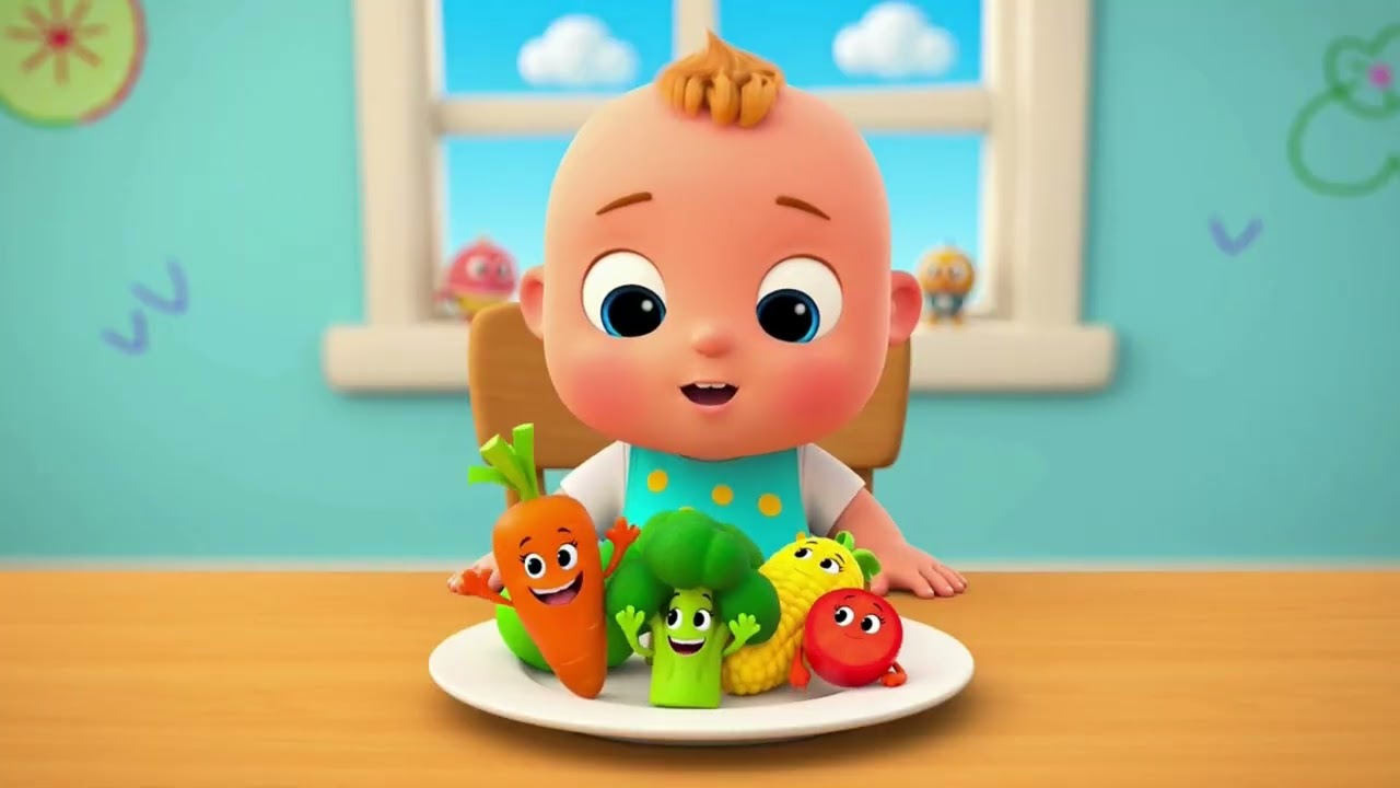 🥔🥕 आलू बोला मुझको खा लो  Healthy Food Poem for Kids  Hindi Rhymes  Kids Cartoon#VegetableSong#