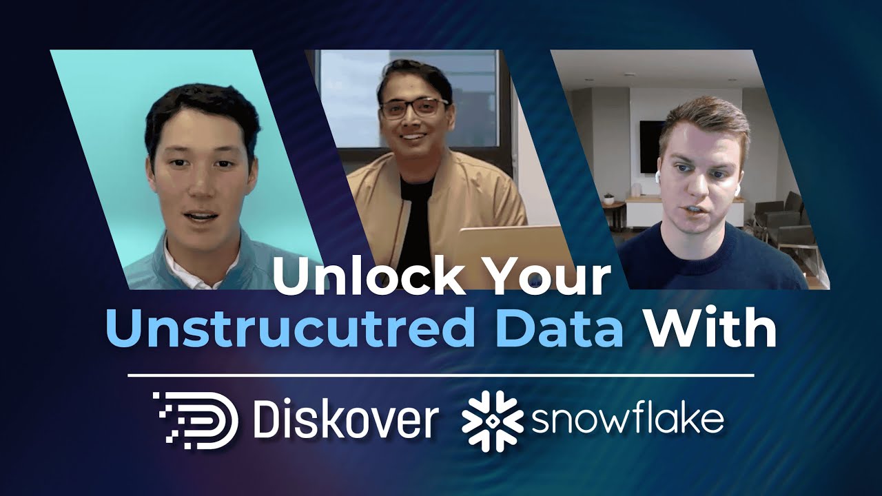 Turning Unstructured Data into Business Insights with Diskover & Snowflake