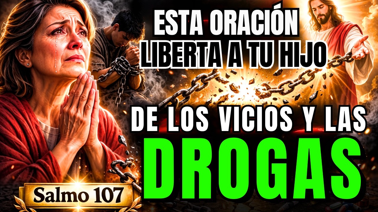 SALMO 107: DIOS ROMPE LAS CADENAS DE VICIOS Y DROGAS QUE ATAN A TU HIJO